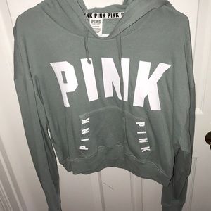 pink somewhat cropped hoodie. MOVING SALE NOW
